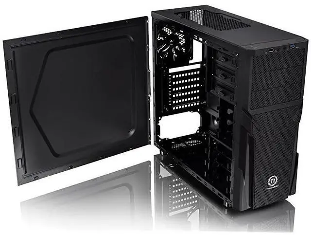 Alt view image 2 of 7 - FOR Versa H21 SPCC ATX Mid Tower Computer Chassis CA-1B2-00M1NN-00,Black