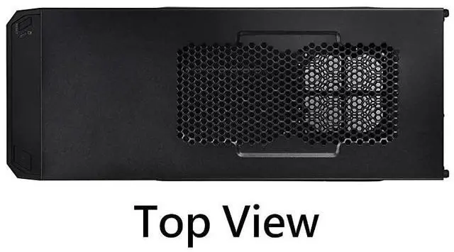 Alt view image 6 of 7 - FOR Versa H21 SPCC ATX Mid Tower Computer Chassis CA-1B2-00M1NN-00,Black