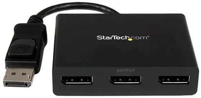 Main image of FOR-com 3 Port DisplayPort MST Hub 4K 30Hz DisplayPort to DisplayPort Multi Monitor Splitter for 3 DP Monitor Setup MSTDP123DP