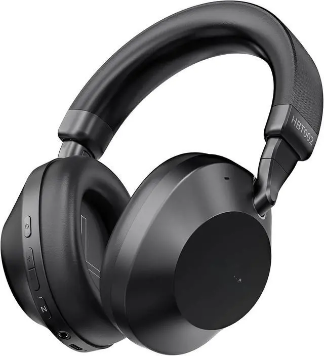 Main image of FOR-Over-Ear Wireless Bluetooth Headphones: Black, 40H Playtime, Active Noise Cancelling, Hi-Res Audio, Transparency Mode, Foldable Design, Built-in Mic for Travel/Office/Phone/PC