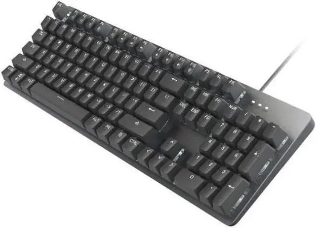 Main image of FOR-Full-Size Mechanical Illuminated Keyboard (Black, 443x138x35mm)  TTC Brown Switches, Aluminum Top, Adjustable Tilt, USB Wired, Windows