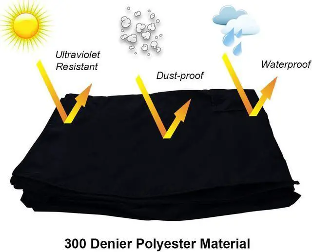 Alt view image 5 of 6 - FOR-Outdoor Waterproof and Weatherproof TV Cover for 70 to 75 inch Outside Flat Screen TV