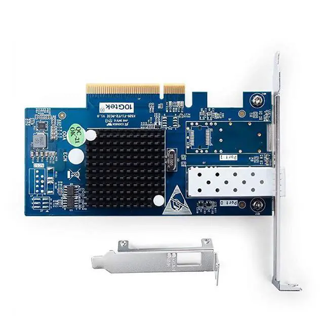 Alt view image 3 of 6 - FOR-PCIE NIC Network Card Single SFP+ Port PCI Express Ethernet Lan Adapter Support Windows ServerLinuxVMware Compare to Intel X520DA1
