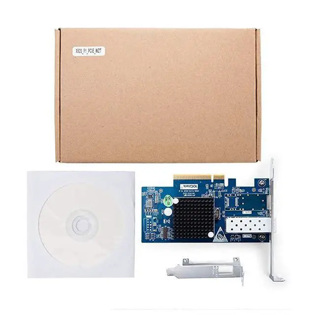 Alt view image 6 of 6 - FOR-PCIE NIC Network Card Single SFP+ Port PCI Express Ethernet Lan Adapter Support Windows ServerLinuxVMware Compare to Intel X520DA1