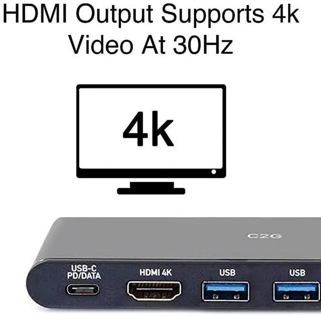 Alt view image 5 of 7 - FOR-USBC Laptop Docking Station Charges Your Laptop Transfers Data Connects to Your Monitor Hub is Compatible with USBC Thunderbolt 3 Laptops MacBooks Microsoft Surface Dell 28845 Black