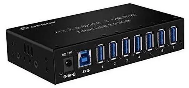 Main image of FOR-USB 30 Hub Metal Case Mountable 7Port Powered USB Hub 30 with 12V3A AC AdapterType A