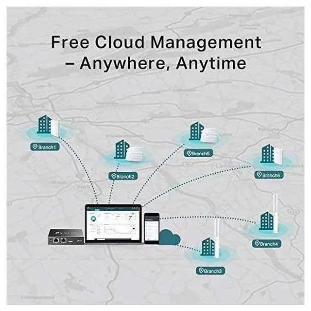 Alt view image 7 of 7 - FOR-Omada AC1350 Gigabit Ceiling Mount Wireless Access Point | Business Mesh WiFi Solution | MUMIMO Seamless Roaming | PoE Powered | SDN Cloud Access Omada app for Easy Management EAP225