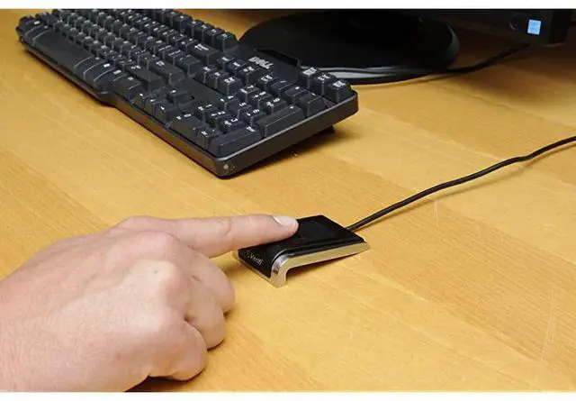 Alt view image 3 of 3 - FOR-P2000 Premium Metal Fingerprint Reader for Windows 7810