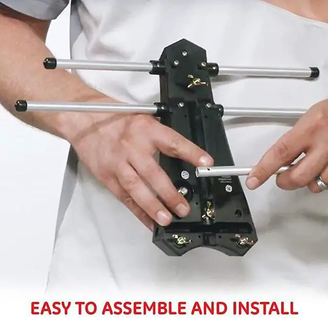 Alt view image 4 of 7 - FOR-Pro Outdoor Yagi TV Antenna HDTV Antenna Long Ran Antenna Compact Design Digital Yagi Antenna Directional Antenna 4K 1080P VHF UHF 33685