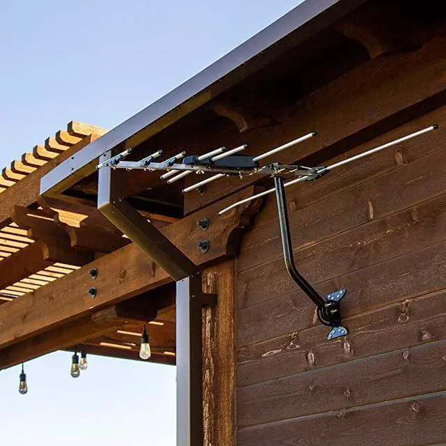 Alt view image 6 of 7 - FOR-Pro Outdoor Yagi TV Antenna HDTV Antenna Long Ran Antenna Compact Design Digital Yagi Antenna Directional Antenna 4K 1080P VHF UHF 33685