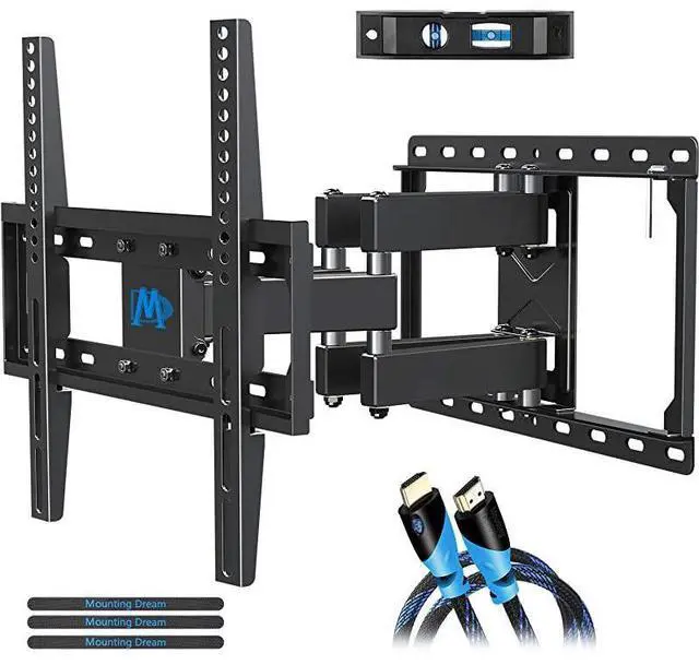 Main image of FOR-TV Wall Mounts TV Bracket for Most 3255 Inch Flat Screen TV Mount Bracket Full Motion TV Wall Mount with Swivel Articulating Dual Arms Max VESA 400x400mm 99 LBS Loading MD2380