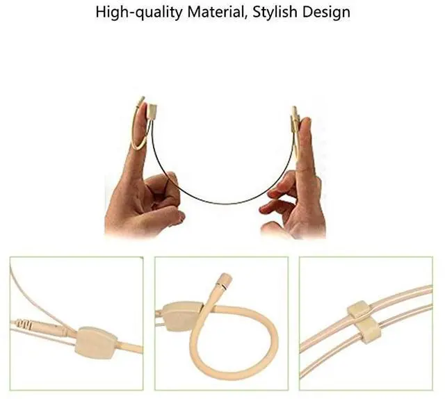 Alt view image 6 of 7 - FOR-Headset Wireless Microphone Super Light 24G Wireless Headset Microphone SystemHeadset and Handheld 2 in 1160ft Rangefor Voice AmplifierPA SystemNot Support PhoneLaptop