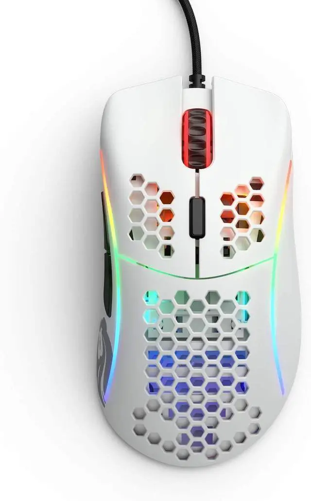 Alt view image 2 of 7 - FOR-Glorious Model D Gaming Mouse Matte White (GD-White)