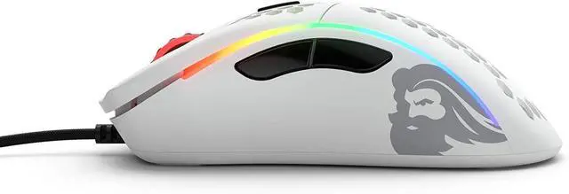 Alt view image 6 of 7 - FOR-Glorious Model D Gaming Mouse Matte White (GD-White)