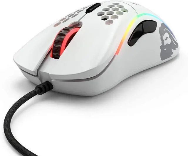 Alt view image 3 of 7 - FOR-Glorious Model D Gaming Mouse Matte White (GD-White)