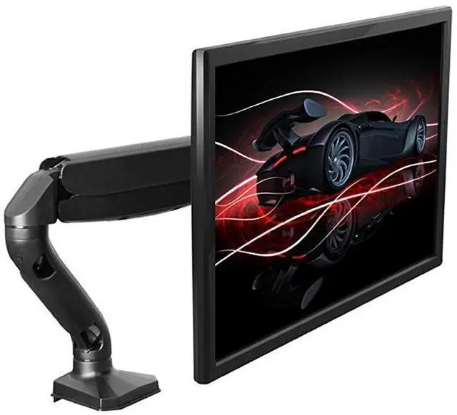 Main image of FOR-Computer Monitor Arm Mount with 2 USB Ports Ergonomic Adjustable Height Universal VESA LCD Holder with Gas Spring Office Standing Desk Accessories Organizer CClamp Grommet Connection