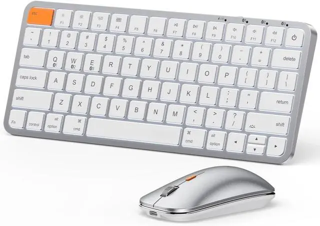 Main image of FOR-Backlit Compact Bluetooth Keyboard and Mouse for Mac, KM90-A Multi-Device Wireless Keyboard Mouse , Quiet and Rechargeable