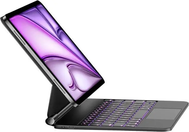 Main image of FOR-Keyboard Case for iPad Air 11 iPad Air 5th&4th Generation Case with Keyboard,Magic-Stand, Multi-Touch Trackpad,Backlight,Black