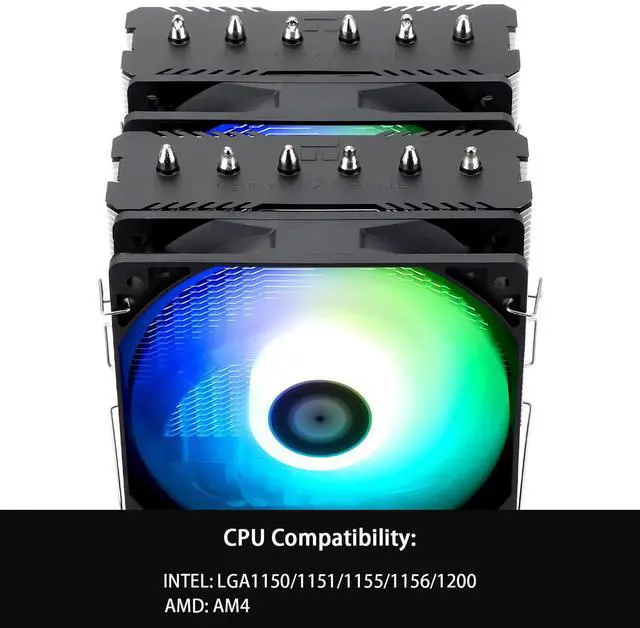 Alt view image 3 of 6 - FOR-Thermalright Peerless Assassin 120 SE ARGB CPU Air Cooler, 6 Heat Pipes CPU Cooler, Dual 120mm TL-C12C-S PWM Fan, Aluminium Heatsink Cover, AGHP Technology, for AMD AM4/Intel 1700/1150/1151/1200