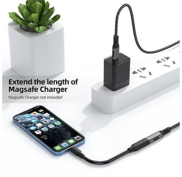 Alt view image 5 of 7 - USB C Extension Cable 10ft/3M,Nylon Braided USB Type C Extender Cord Male to Female, USB C 3.2 Gen2 100W Fast Charging 4K @60Hz 10Gbps Data Transfer Compatibility for M-a-c-Book Laptop Mobile Phone