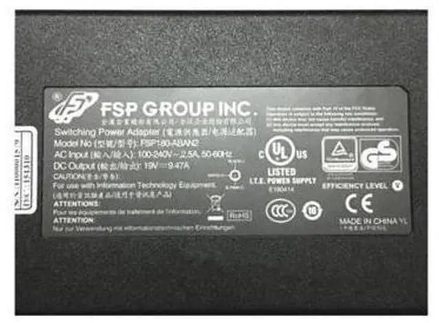 Alt view image 2 of 2 - FSP 19V 9.47A 180W 7.4x5.0mm FSP180-ABAN2 FSP180-ABAN1 Power Supply AC Adapter For 180W Laptop Switching Power Charger