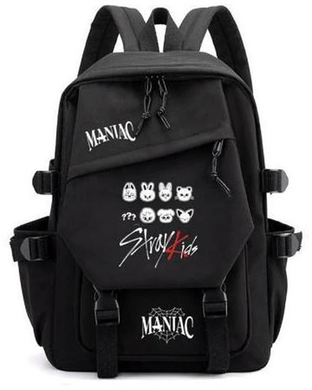 Main image of AiHdcy Stray Backpack Skz Schoolbag Casual Travel Laptop Backpack for Stay Fans Gifts (Black3)