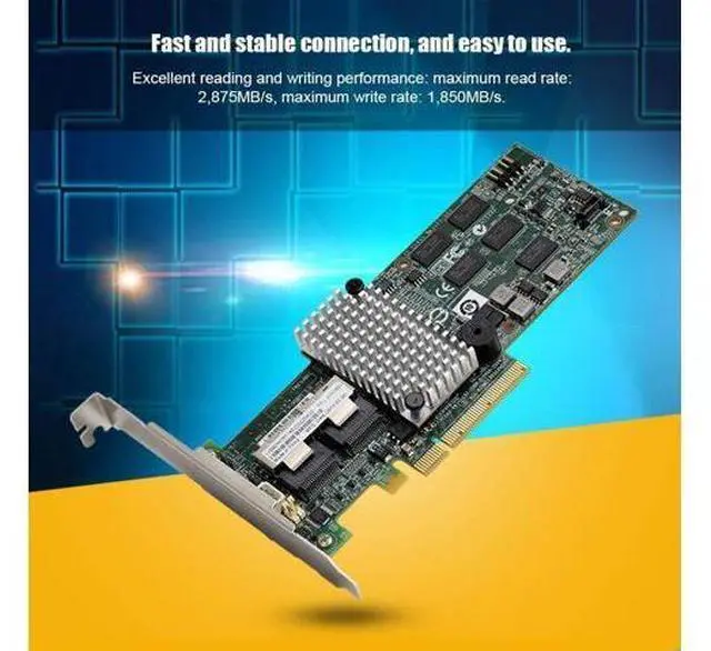 Alt view image 2 of 5 - Smart Array Card RAID Controller, M5015 Megaraid 9260 to 8i SATA/SAS Controller RAID 6G PCIe x8 for 46M0851