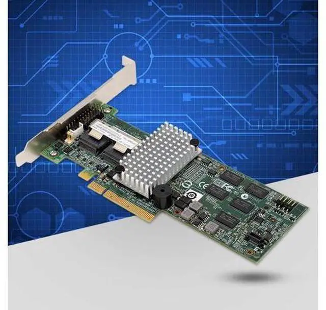 Alt view image 4 of 5 - Smart Array Card RAID Controller, M5015 Megaraid 9260 to 8i SATA/SAS Controller RAID 6G PCIe x8 for 46M0851