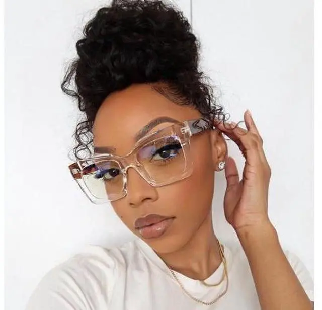 Alt view image 2 of 5 - VOOGLAM Stylish Square Blue Light Reading Glasses For Women Men Anti Eyestrain Dry Eyes Readers Pacheco 2.75 Reading Glasses