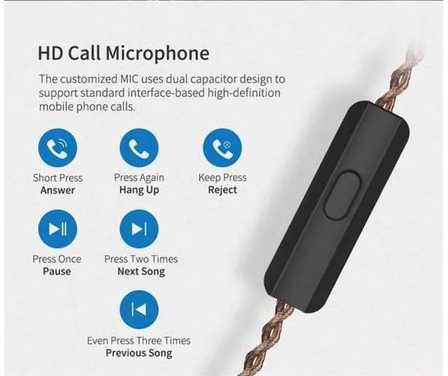 Alt view image 5 of 5 - KZ ZSN Pro Wired Earbuds in-Ear Headphones with 3.5mm Plug,Microphone with Built-in Remote to Control Music, Phone Calls,in-Ear Monitors with 2 Pin Detachable Tangle-Free Cable(Purple with Mic)
