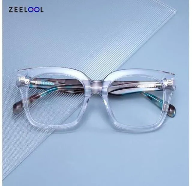 Alt view image 2 of 5 - Zeelool Blue Light Blocking Glasses for Women, Square Fashion Glasses Frame Eyeglasses with Anti UV Glare & Eyestrain Lens Willard ZJGA918675-03B