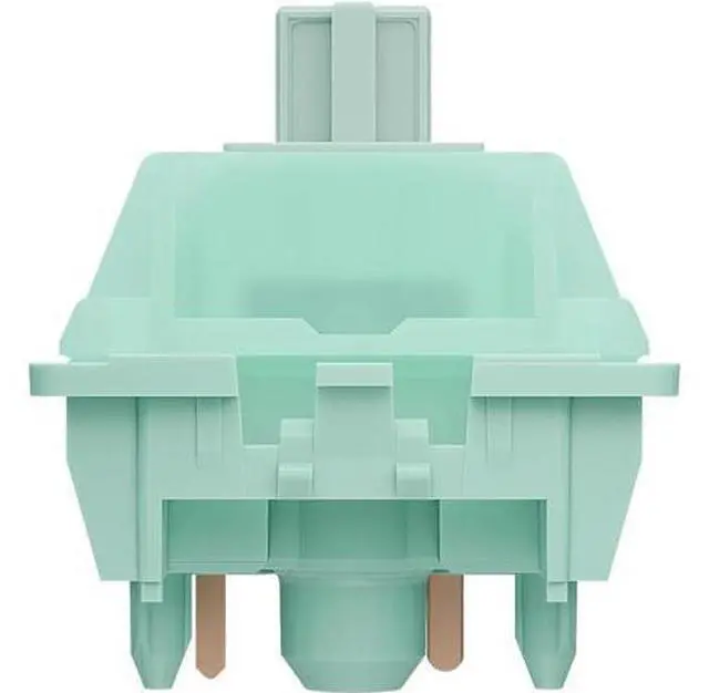 Alt view image 2 of 6 - Gateron Jade Mint Keyboard Switches, Linear RGB LED 5 Pin 22mm Dual-Stage Spring Factory Pre-lubed 55gf Switches for Mechanical Keyboard(108PCS)