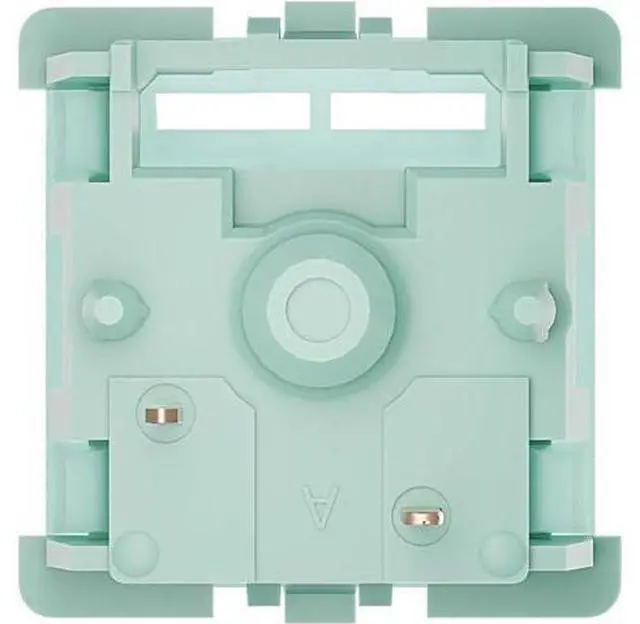 Alt view image 4 of 6 - Gateron Jade Mint Keyboard Switches, Linear RGB LED 5 Pin 22mm Dual-Stage Spring Factory Pre-lubed 55gf Switches for Mechanical Keyboard(108PCS)