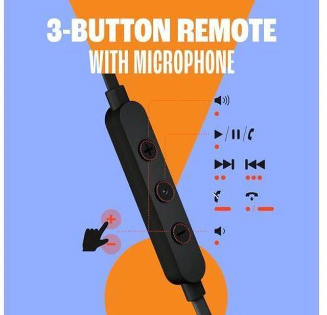 Alt view image 7 of 7 - Tune 310C - Wired Hi-Res in-Ear Headphones Tangle-Free Flat Cable 3-Button Remote with Microphone (White)