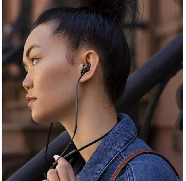 Alt view image 4 of 7 - Flex Wireless Earbuds - W1 Headphone Chip Magnetic Earphones Class 1 Bluetooth 12 Hours of Listening Time Built-in Microphone - Black