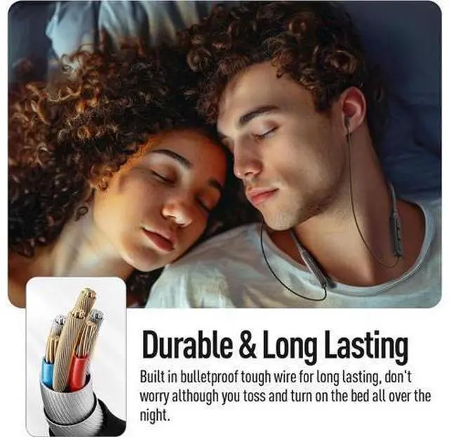 Alt view image 4 of 7 - Wireless Headphones Bluetooth 5.4 Sleep Soft and Lightweight in-Ear Earbuds for Sleeping 25+Hour Playtime Ideal for Side Sleepers Relaxing Meditating