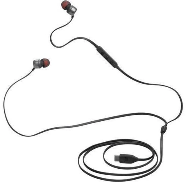 Alt view image 4 of 7 - Tune 310C - Wired Hi-Res in-Ear Headphones Tangle-Free Flat Cable 3-Button Remote with Microphone (Black)