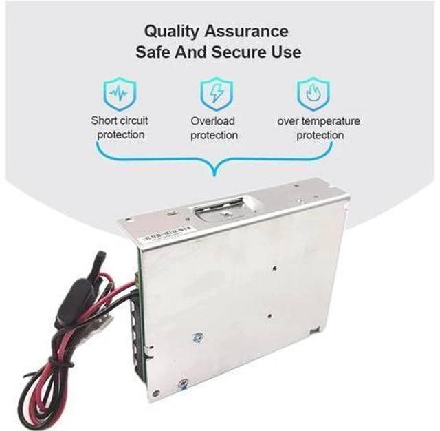 Alt view image 5 of 6 - 100W Uninterruptible Switching Power Supply Ultra Thin Power Supply No Switching Time DC 13.8V/27.6V with High Heat Dissipation(24V)