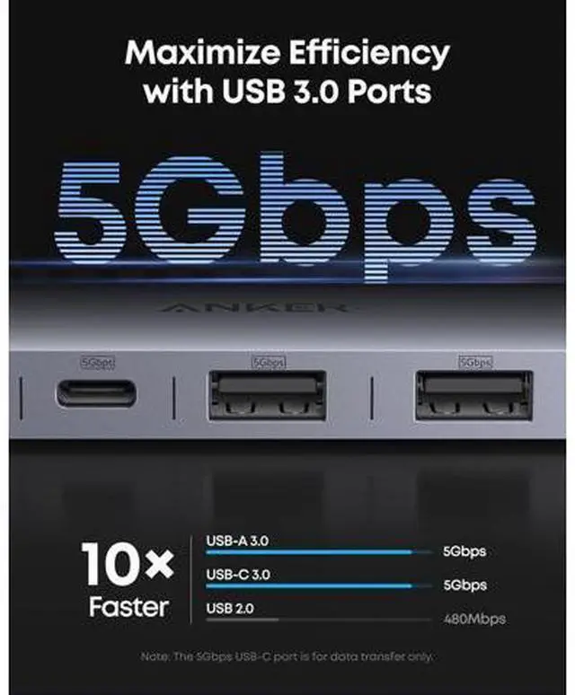 Alt view image 4 of 6 - USB C Hub 7-in-1 Multi-Port USB Adapter for Laptops 4K@60Hz USB C to HDMI Splitter 85W Max Power Delivery 3xUSBA & C 3.0 Data Ports SD/TF Card for Type C Devices (Charger Not Included)