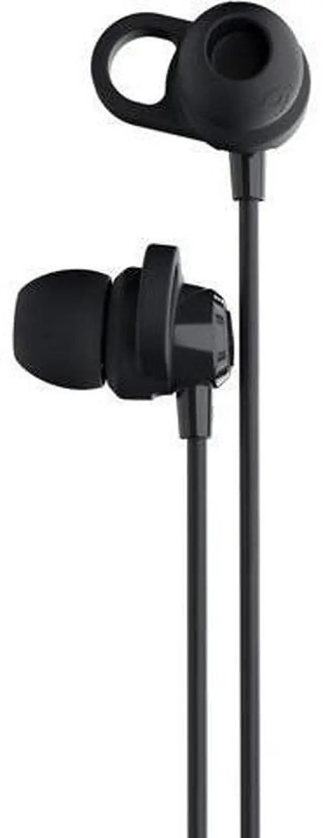 Alt view image 2 of 6 - Jib+ Wireless Earbuds Bluetooth Headphones Up to 6 Hours Battery Noise Isolating Fit Water Resistant Microphone for iPhone Android Convenient Collar and 3 Ear Gel Sizes - Black