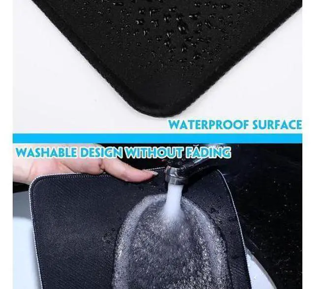 Alt view image 4 of 6 - 12 Pcs Mouse Pad Bulk 10.2 x 8.3 x 0.12 Inch with Non Slip Rubber Base Stitched Waterproof Mouse Pad Washable and Dirt Resistant Square Multicolored