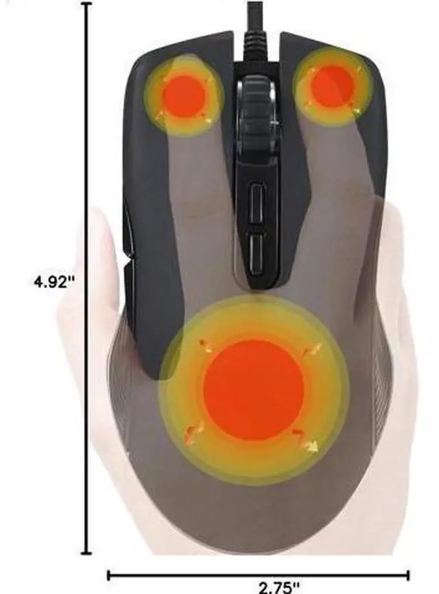 Alt view image 7 of 7 - USB C Heated Mouse Pro All Type-C Device Computer Port Mouse Hand Warmer (Includes ONE Standard USB Adapter)