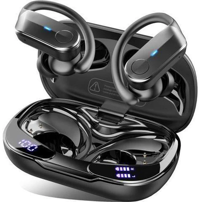 Main image of Wireless Earbuds Sports Bluetooth 5.4 Headphones IPX8 Waterproof 70H Over Ear Buds with Deep Bass Sound 4 ENC Noise Cancelling Mics USB-C Fast Charging Earphones with Earhooks for Workout/Running