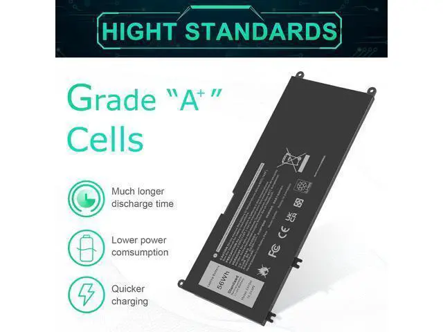 Alt view image 7 of 7 - ASUNCELL 56WH 33YDH Battery Dell for Dell Inspiron 17 7000 7786 7779 7773 7778 G3 3579 3779 G5 5587 G7 7588 15 7577 Latitude 13 3380 14 3490 15 3590 3580 99NF2 PVHT1 P72F P30E 81PF3 081PF3 P30E001