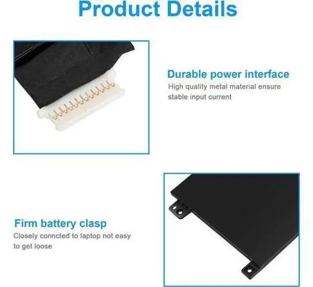 Alt view image 7 of 7 - Futurebatt 1FKCC Laptop Battery Compatible with Dell Latitude 7200 7210 2-in-1 Series T04J T04J001 T04J002 T5H6P 09NTKM 9NTKM 0D9J00 D9J00 0KWWW4 KWWW4