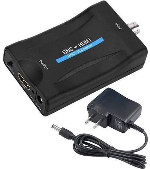 Main image of BNC to HDMI Converter Adapter Female CVBS BNC HDMI Coax Connector Coaxial Composite Analog Video Audio Input 1080P Output HDCP Hook Security Camera DVRs Surveillance CVR AC1420 CCTV for Monitor HD TV