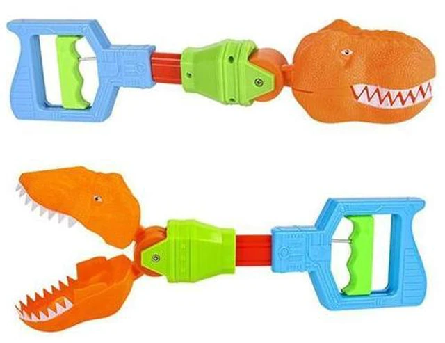 Main image of ArtCreativity Dino Robot Hand Grabber, Set of 2, 14 Inch Robotic Arm Reacher Grab Claw, Cool Grabbing Stick for Kids, Fun Dinosaur Toys for Boys and Girls, Great Holiday and Birthday Gift Idea