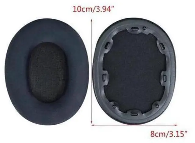 Alt view image 6 of 6 - Durable Ear Pads Ear Cushion for H9/H7/WH-G900N Headphone Earpads Headphone Sleeve Ice Cloth Ear Pads with Buckle