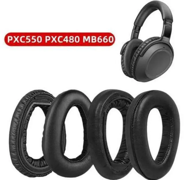 Alt view image 4 of 6 - Elastic Ear Pads Cover for PXC550 Headphone Ear Cushions Sheepskin Earmuff Memory Sponge Ear Cushions Headphone Cover