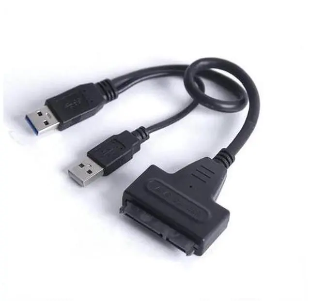 Main image of USB 3.0 To SATA 22Pin 2.5" Hard Disk Driver Cable Adapter with Extral USB Power Cable 20cm
